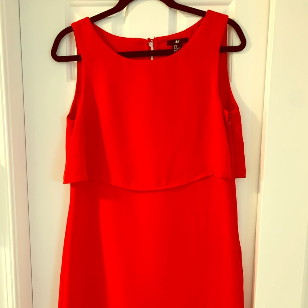 Red cape dress from H&M